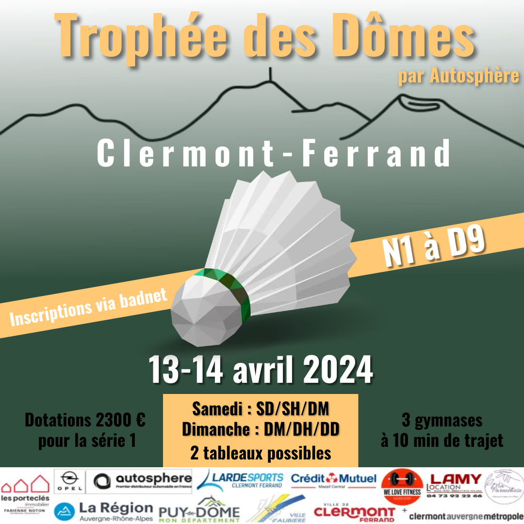 Trophée des Dômes 2024 Volant Des Dômes